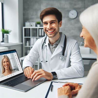 dermatologist consulting with a patient